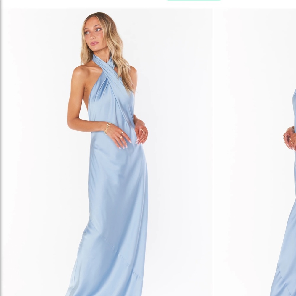 Dusty Blue Bridesmaid Dress